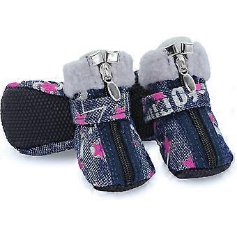 Dog Shoes Paw Protection Winter Warm Snow Boots Robust Anti-Slip Sole