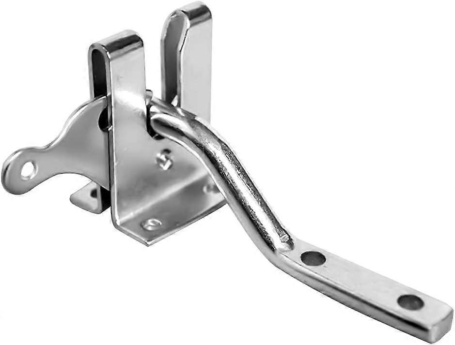 Garden Gate Lock Automatic Gravity Lever Gate Lock Hardware Lock Bolt Throw Lock
