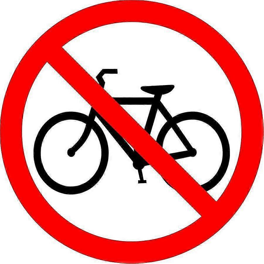 Sticker Sticker Door Gate Parking Commerce Store Velo Forbidden Panel