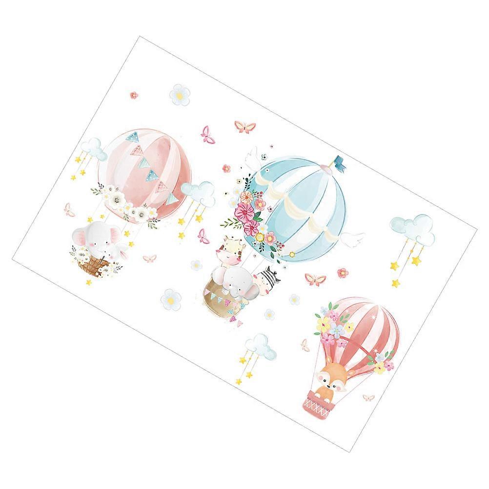 Cute Wall Decals 1Set Designed For Children's Room Decoration 96x63cm Assorted Color Waterproof