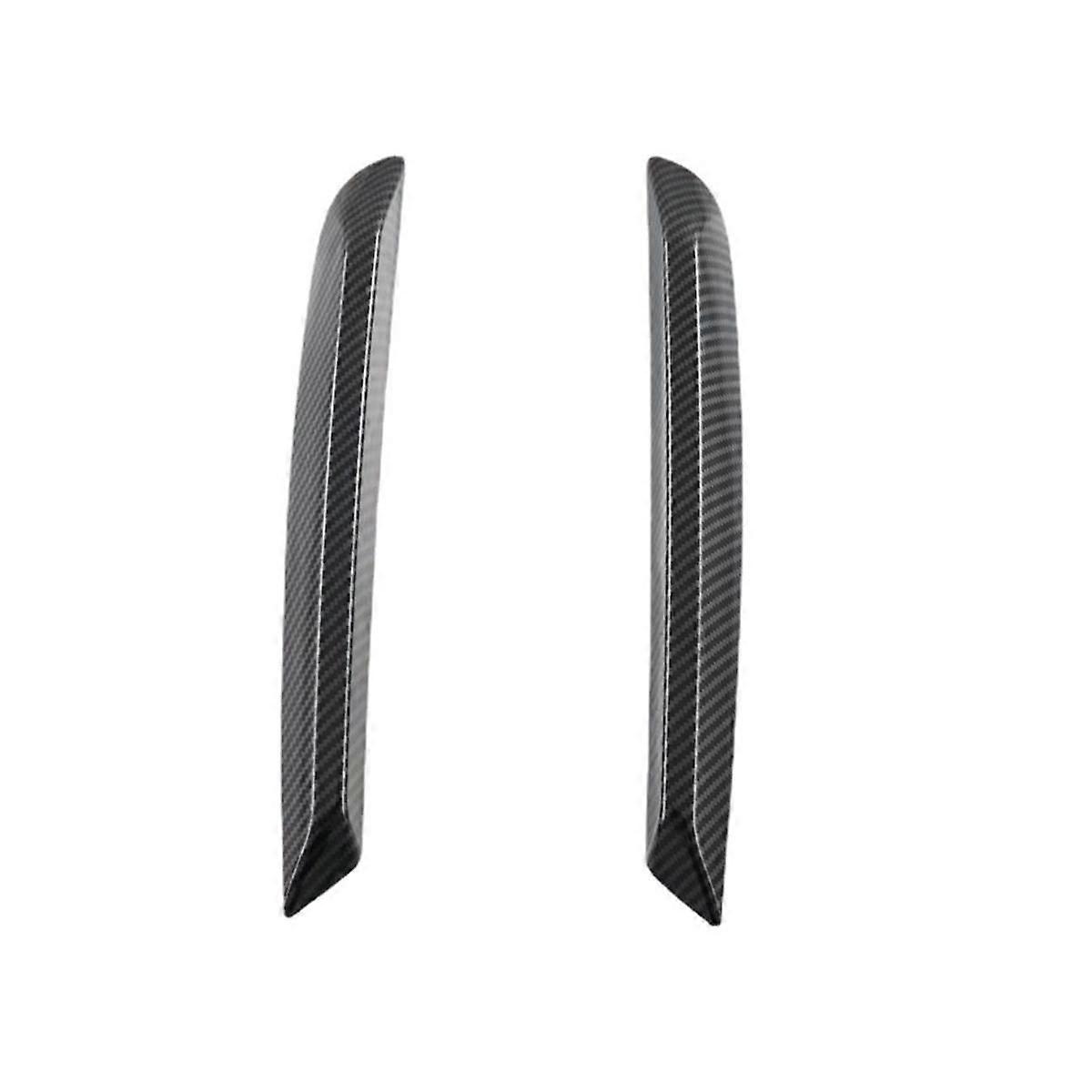 For MG 4 MG4 EV Mulan 2023 2024 Car Front Fog Light Lamp Cover Trim Sticker Accessories ,ABS Carbon