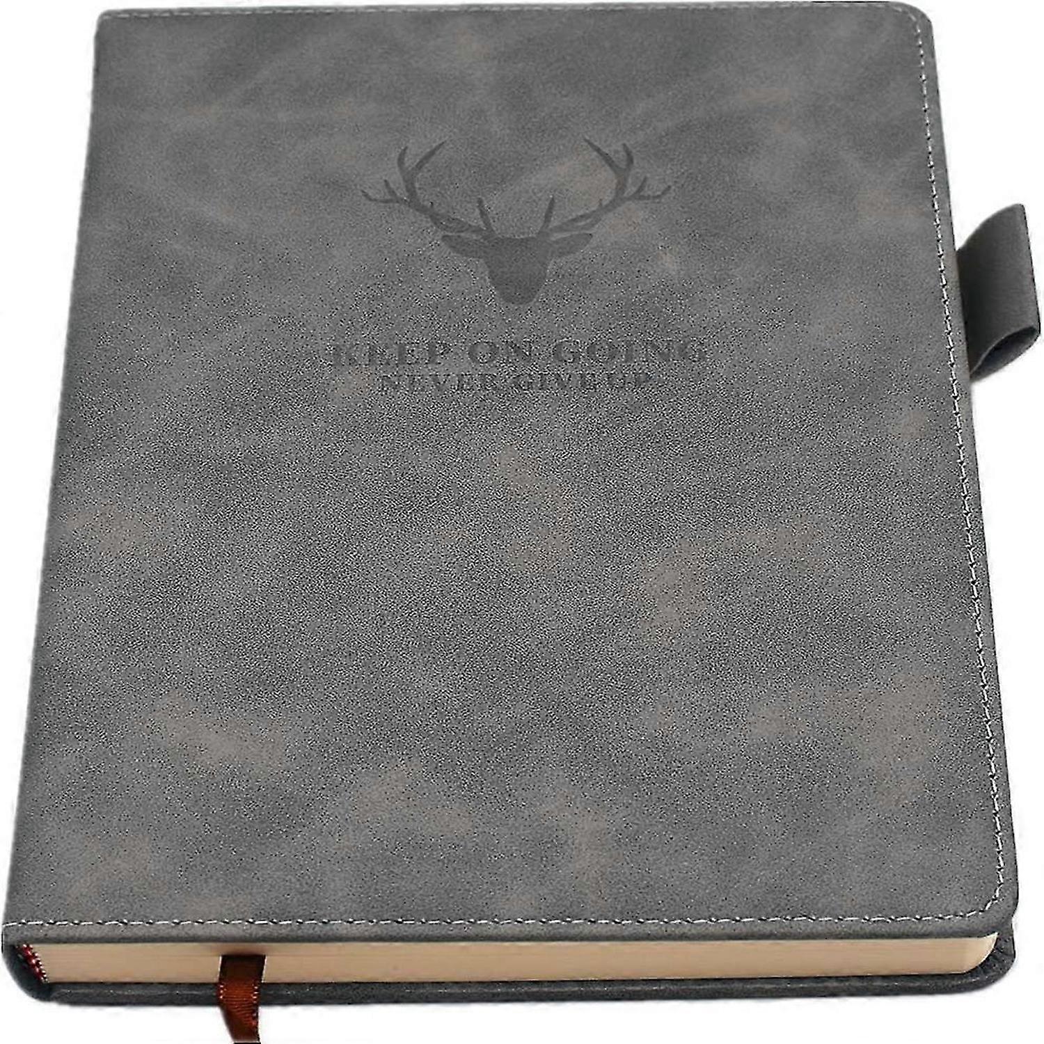 A5 Notebook Journal - Hardcover Executive Notebooks College Journal (Grey)