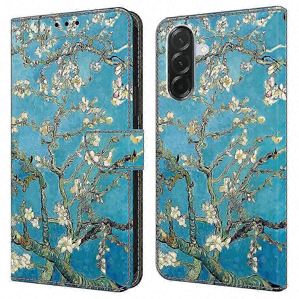 Galaxy A56 5G Leather Case with Pattern Printing, Wallet Stand & Flip Cover