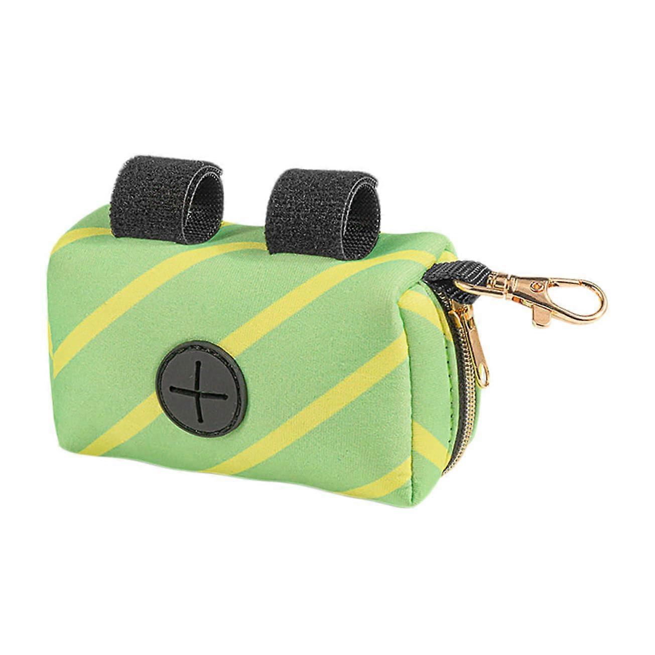 Dog Poop Container Neoprene Pet Waste Bag Holder, Lightweight Design, Compatible With Leash Or Backpack, Random Color
