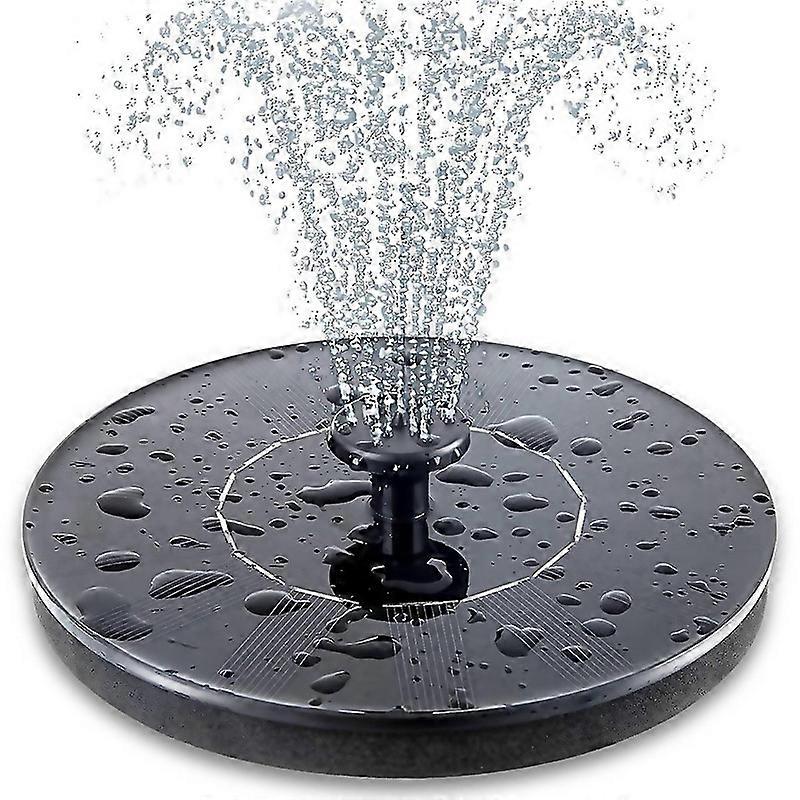For Solar Bird Bath Fountain Pump Upgrade 35w Solar Fountain With 6 Nozzle Free Standing Floating