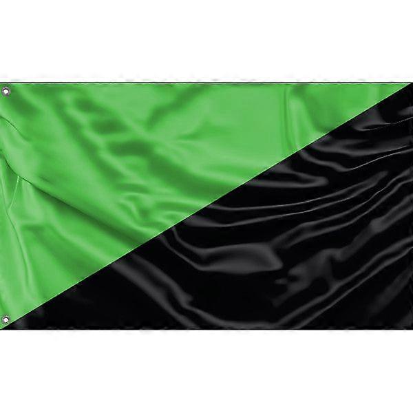 Grøn Anarkisme Flag L0358