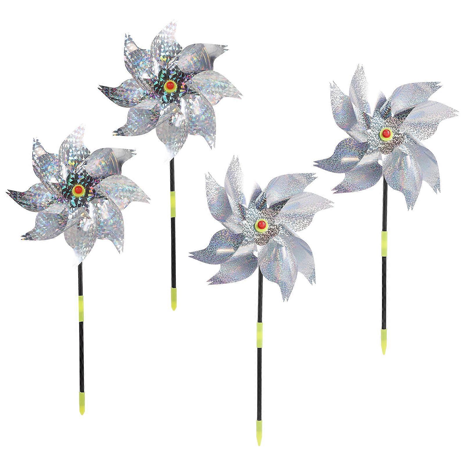 Spinner Reflective Pinwheels for Outdoor Use 20Pcs Set