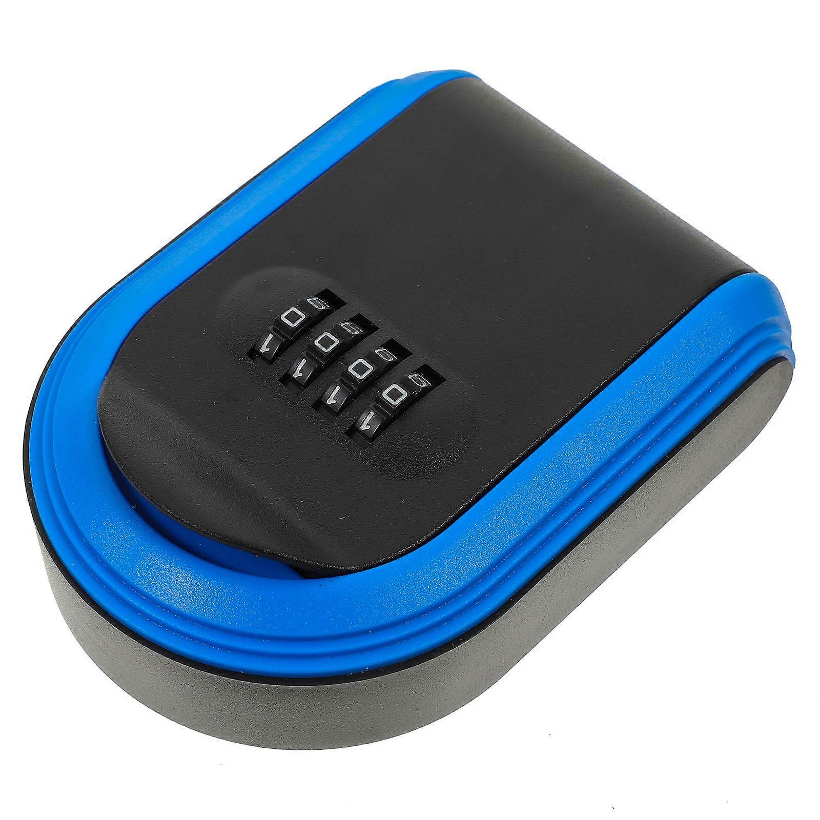 Coded Lock Box For Keys Resettable Code Wall Mountable Company Use Blue 12.80X9.30X4.30CM 1Pack