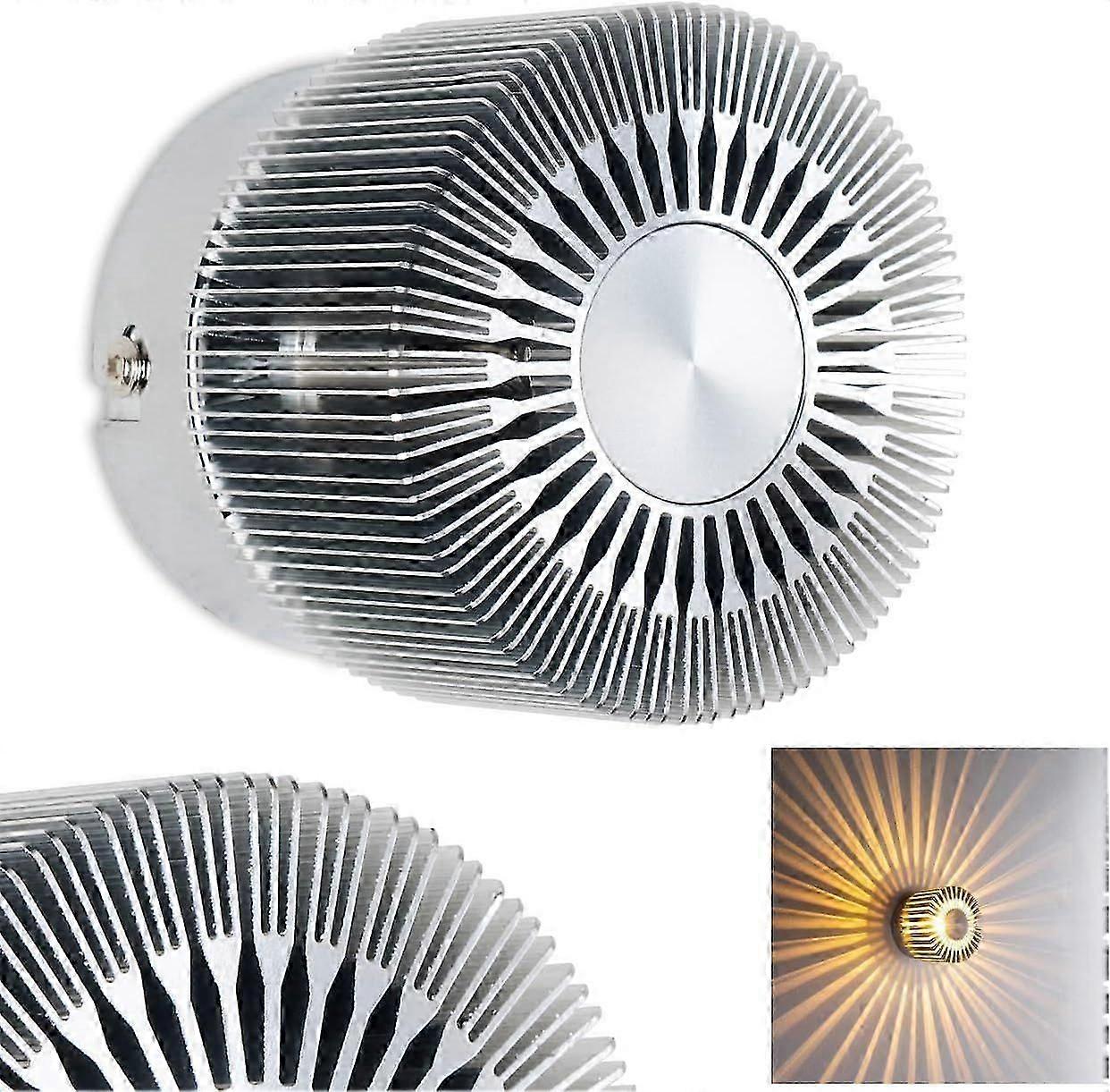 Wandlampe Cantoni, Wandleuchte aus Metall in Nickel-matt, Wandspot 1-flammig, 1 x G9 max. 28 Watt, Wandstrahler mit Lichteffekt, LED geeignet-2025