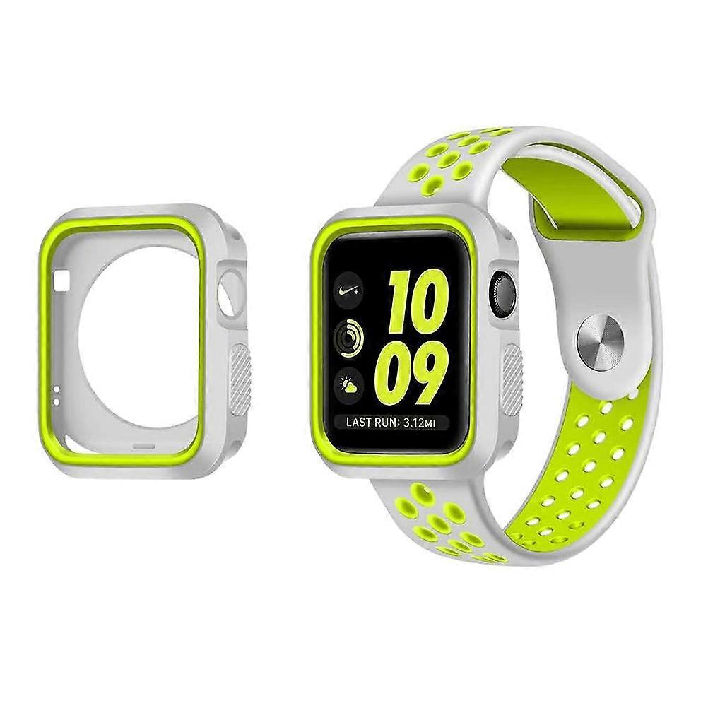 Watch Case Protective Case for 2 Shockproof Silicone 42mm Yellow