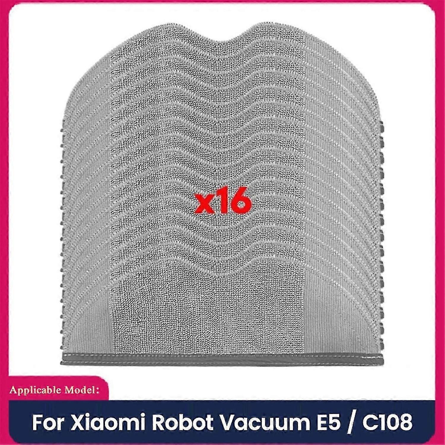 Mop Pads for Robot Vacuum E5 / C108 Robot Vacuum Cleaner 16PCS