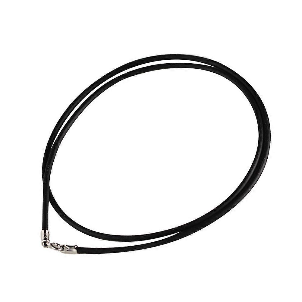Black Necklace Cord with Clasp for Jewelry DIY and Pendant Hanging