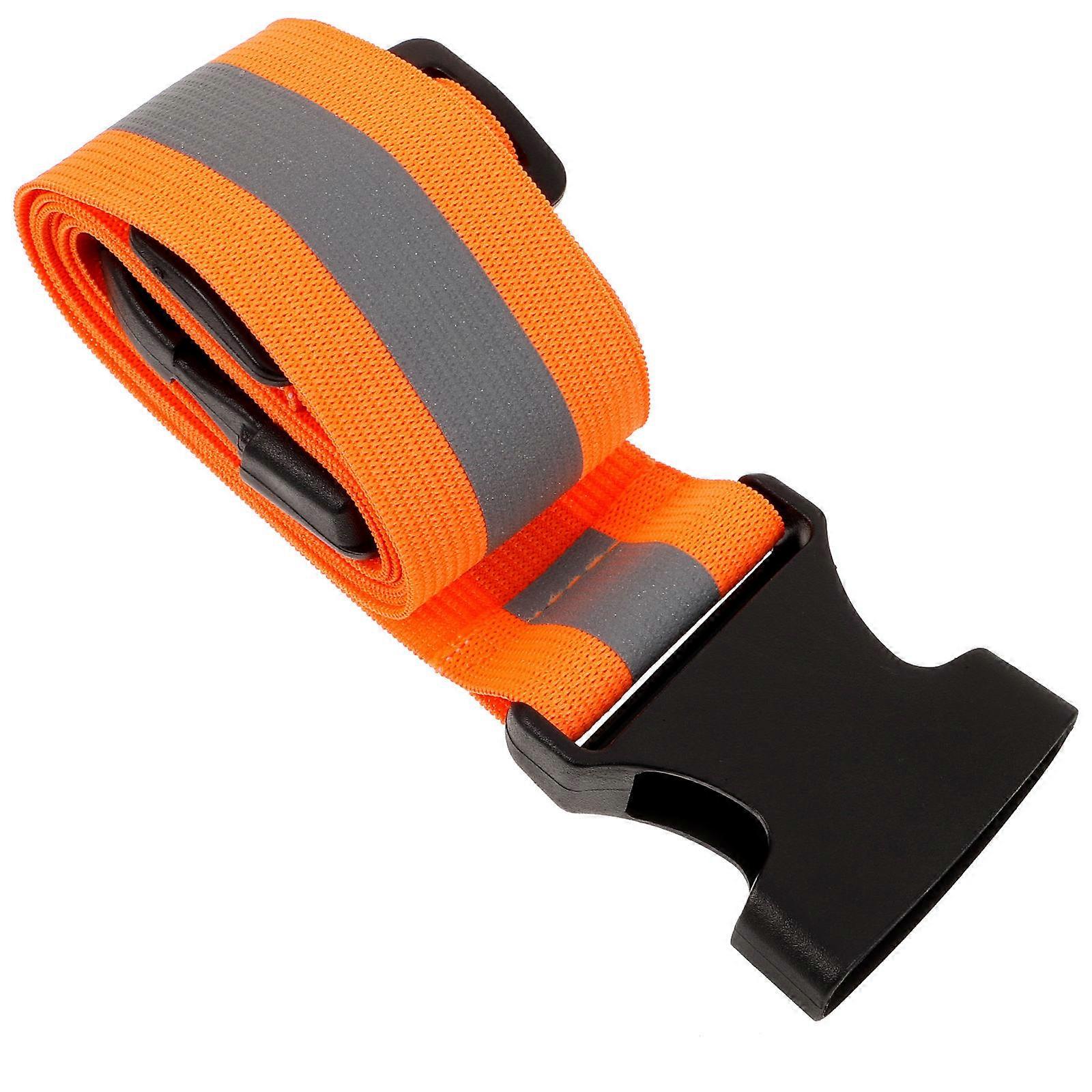 Adjustable Reflective Running Belt Elastic Strap for Night Running Use
