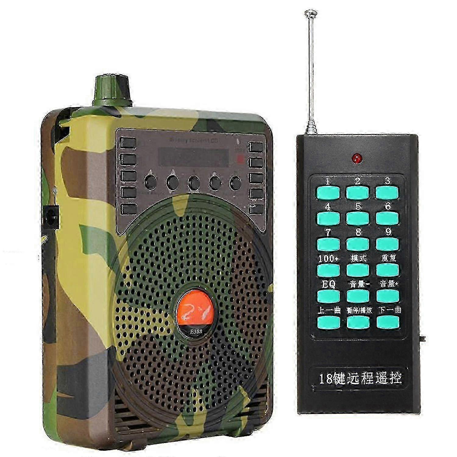 Jagdköder ruft elektronische Vogelrufer Tarnung elektrischer Jagdlautsprecher mp3 Fernbedienung