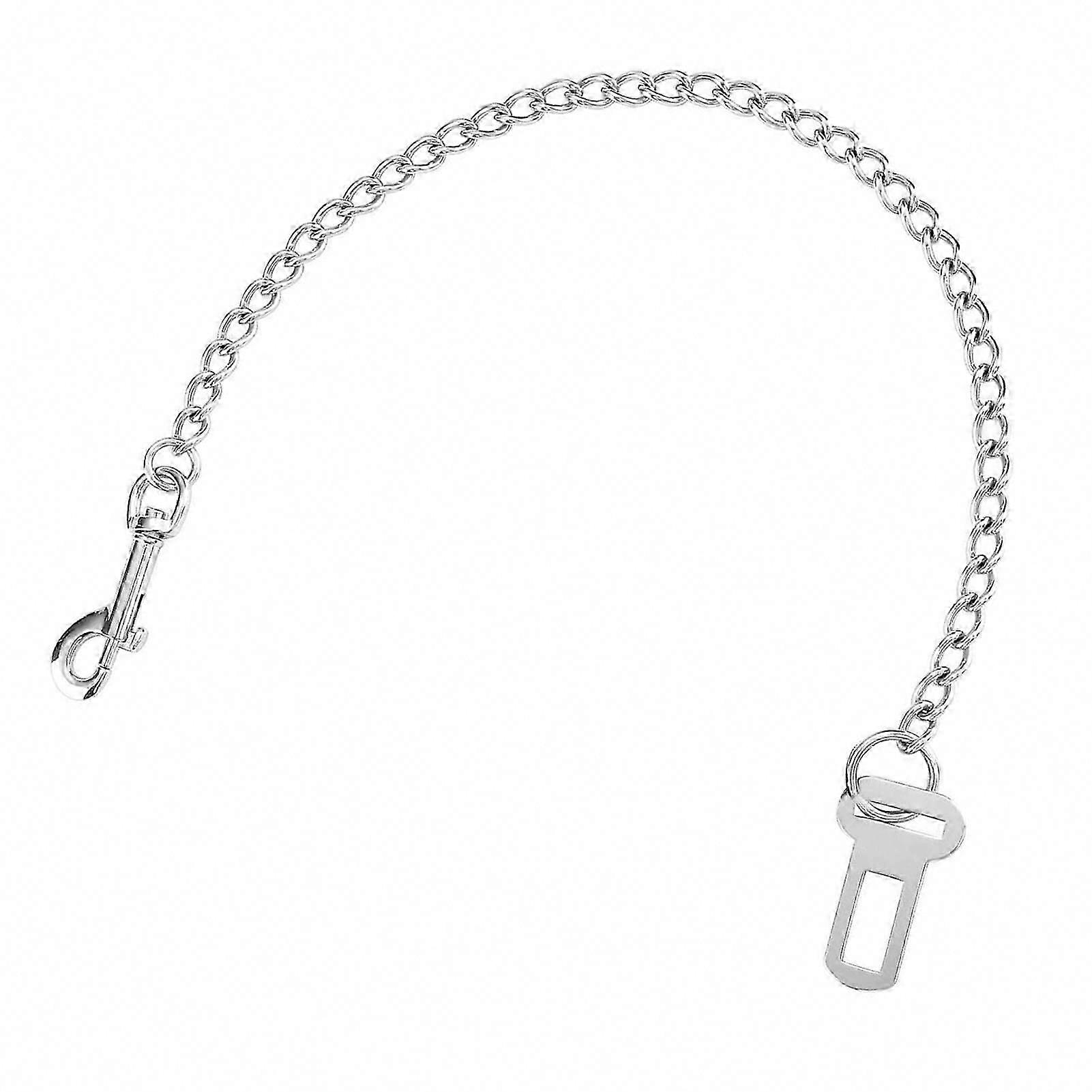 Ceinture de sécurité pour chien robuste avec double clip Laisse de voiture résistante à la mastication en acier inoxydable pour la sécurité du véhicule