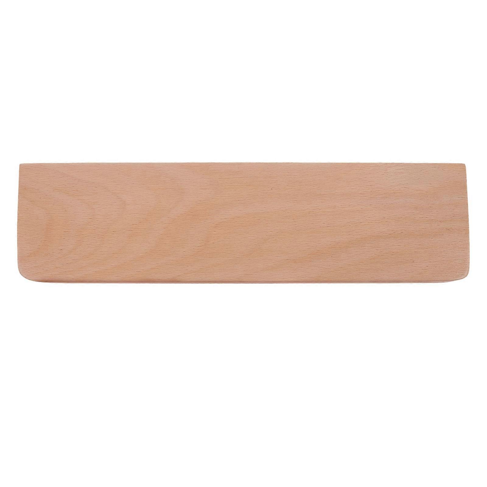 Wood Keyboard Wrist Rest for Keyboard Comfort Support 4Pcs with Anti-Slip Sticker