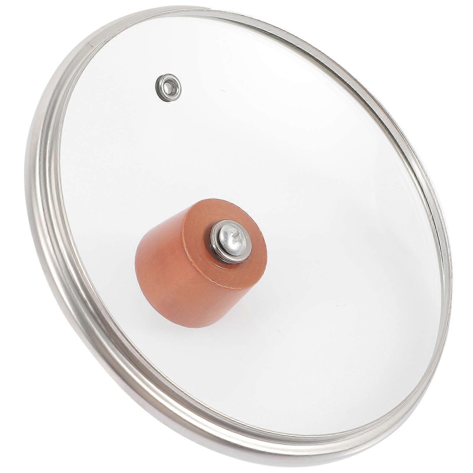 Three Pieces Of Dishwasher-Safe Cooking Pot Lids Ideal For Kitchen Use Featuring Visible Transparent Design