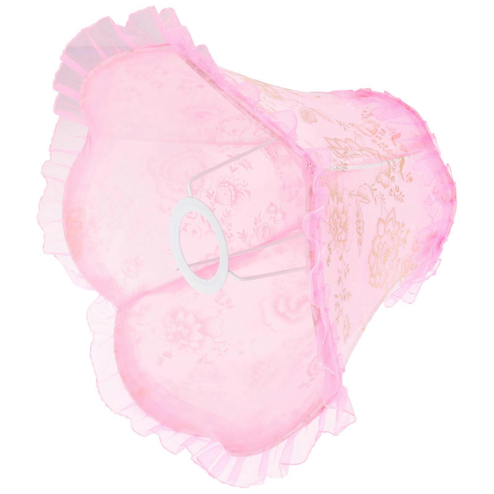 Cloth Drum Lamp Shade E27 Base Compatibility Dining Room 25.5x20cm 1Pcs