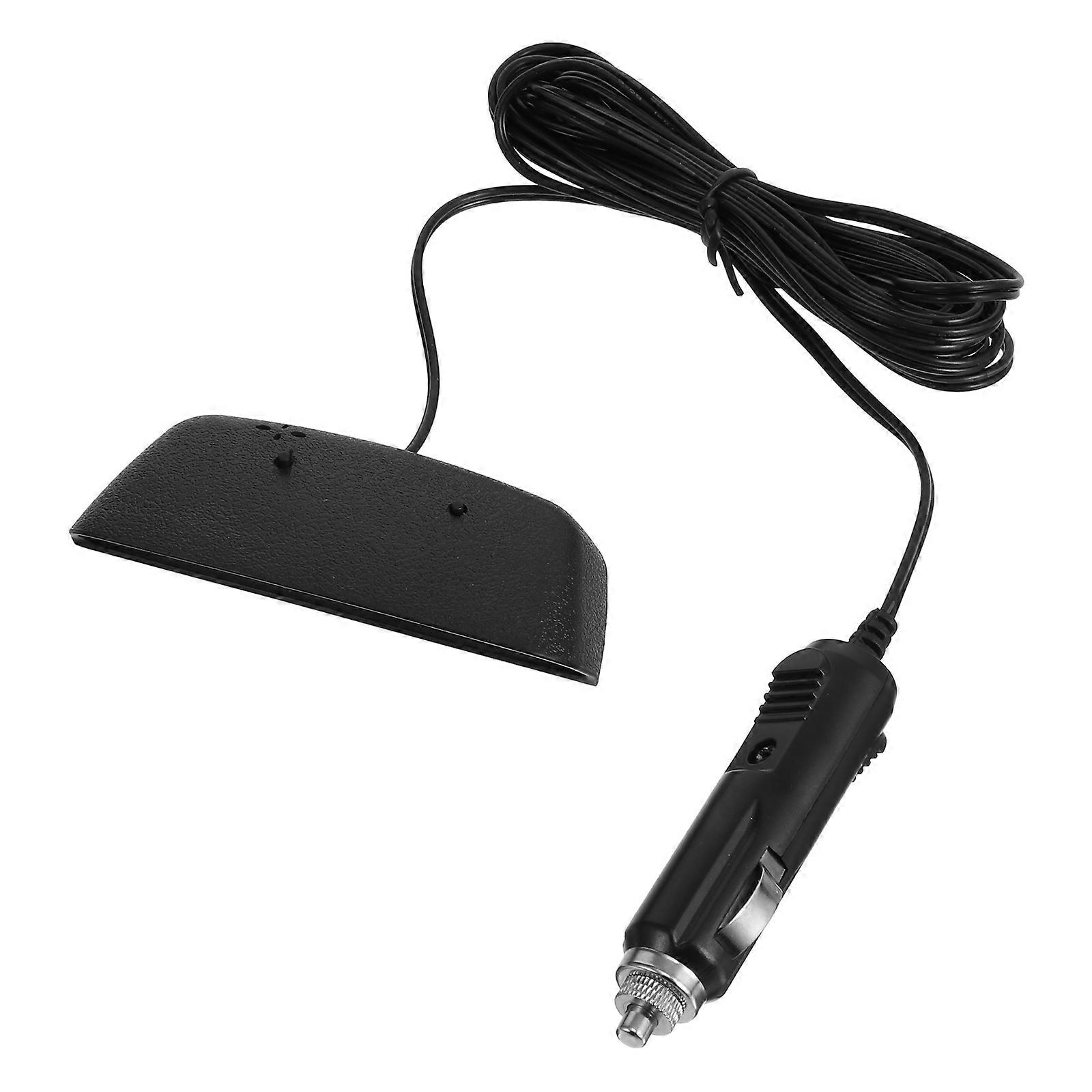 Automotive Digital Gauges Time Display Car Dash Clock For Indoor Car Use Black Streamlined Style 1Pcs