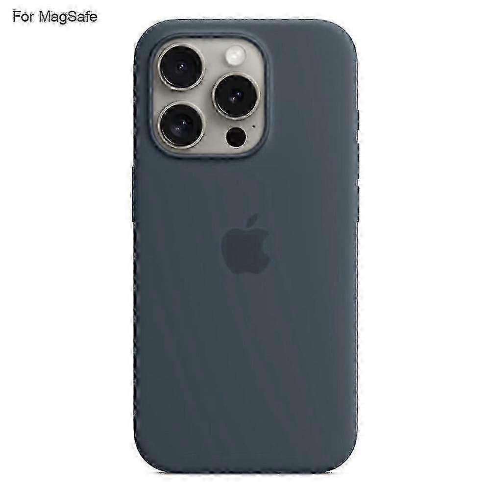 For iPhone 15 Pro Case with MagSafe - Liquid Silicone Protective Cover