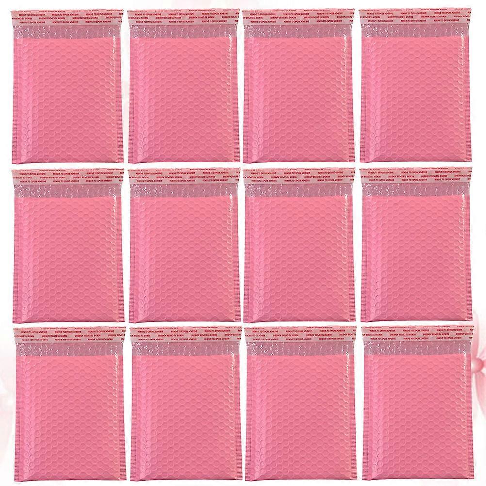 Shockproof Bag Bubble Pouch for Storage Use 50Pcs Practical Pink
