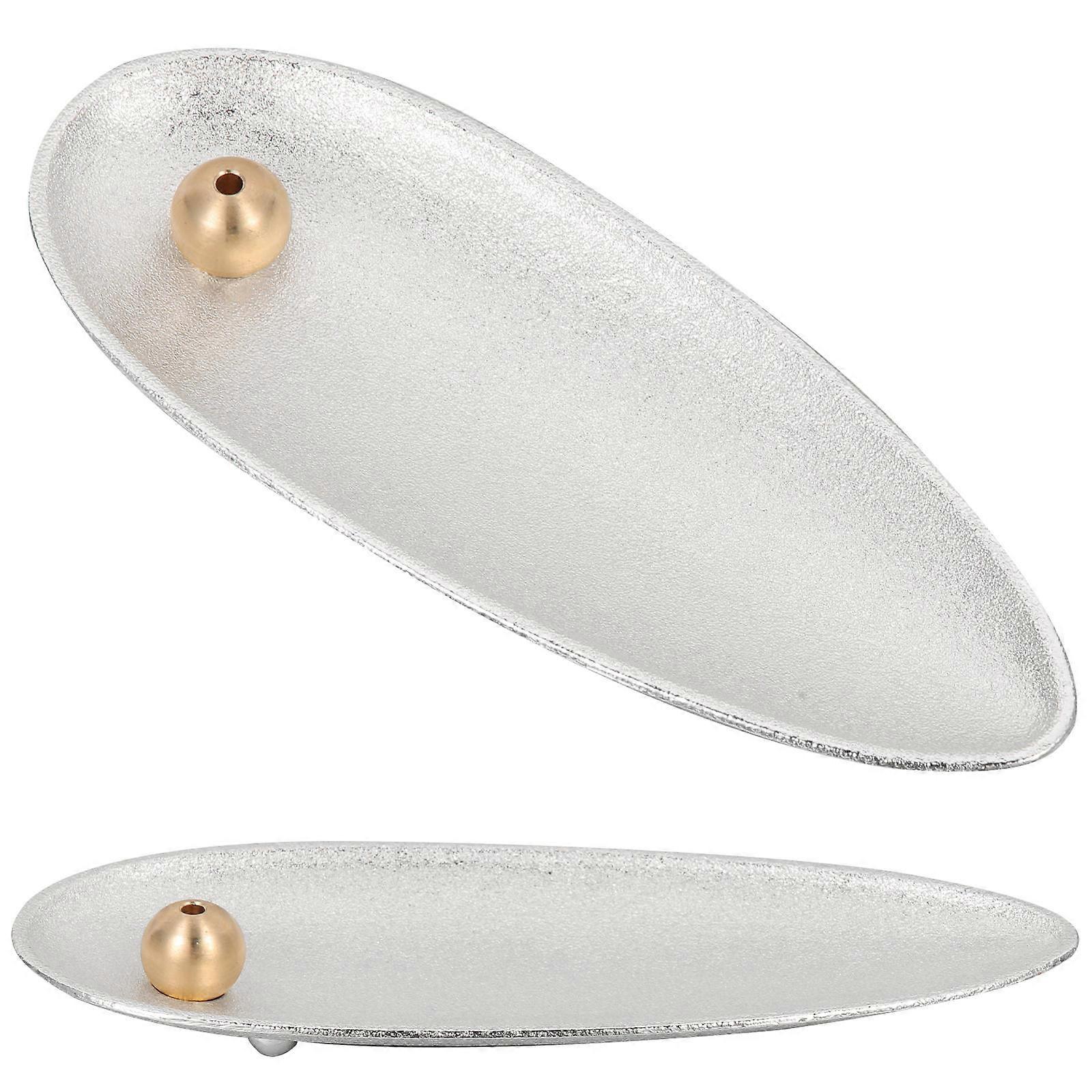 Decorative Incense Stick Holder in Silver for Home Use 10Pcs Burner