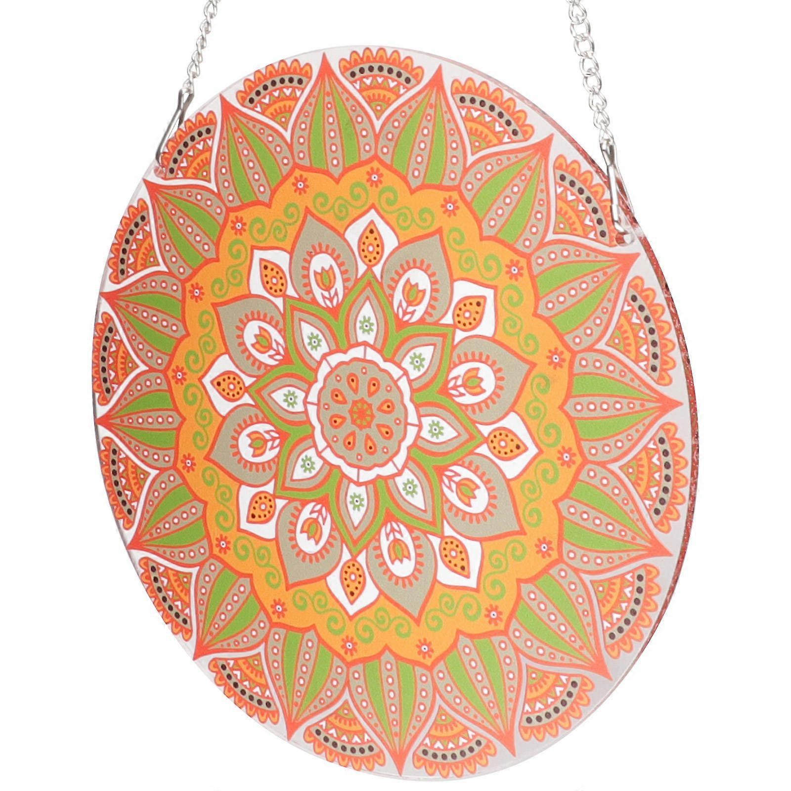 Assorted Color Mandala Flower Wall Pendant for Decor 3Pcs Set
