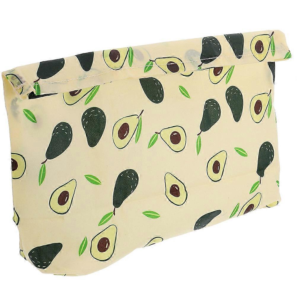 Beeswax Wrap Bag for Storage Use 4Pcs Reusable Food Storage Cotton Bags