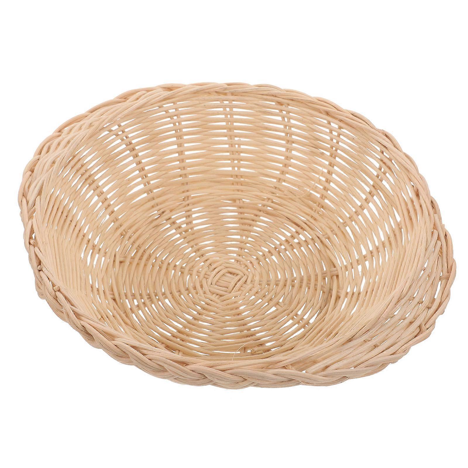 Woven Pot Holder Basket 3Pcs Rectangular Shape Household Storage Daily Use Certified Khaki