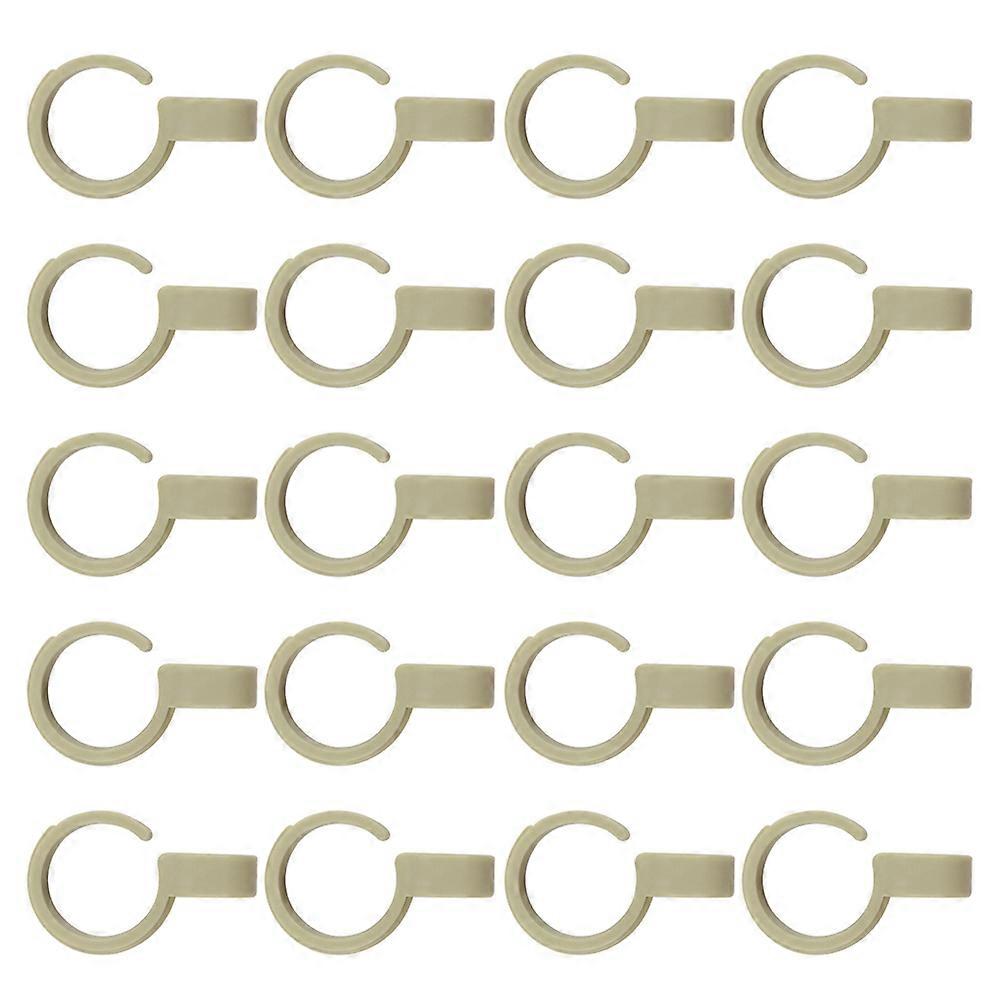 Plastic Clothes Drying Rack Buckles Windproof Non-Slip 100Pcs