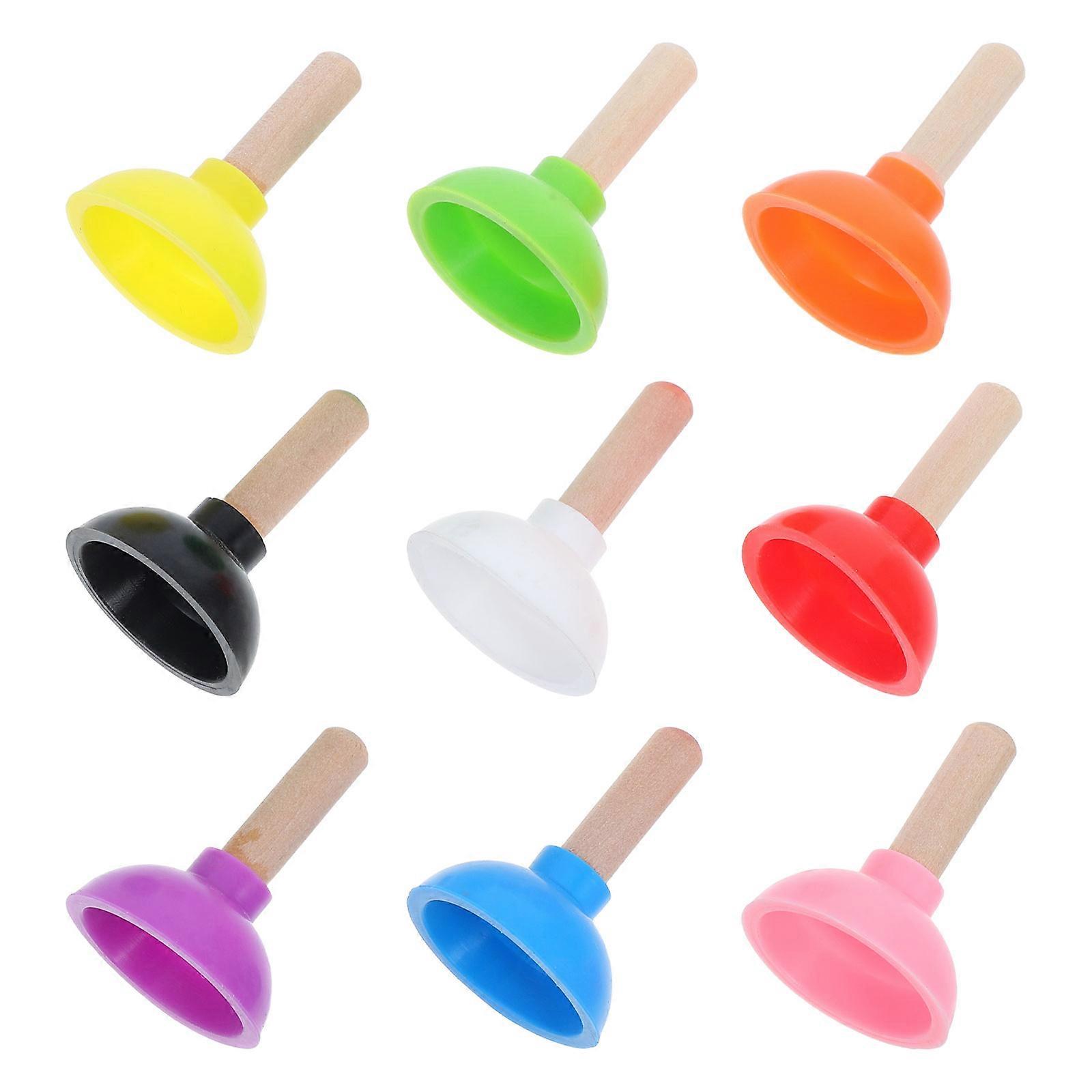 Assorted Color Trick Mini Plunger Prop for Trick 18Pcs Plastic Toy