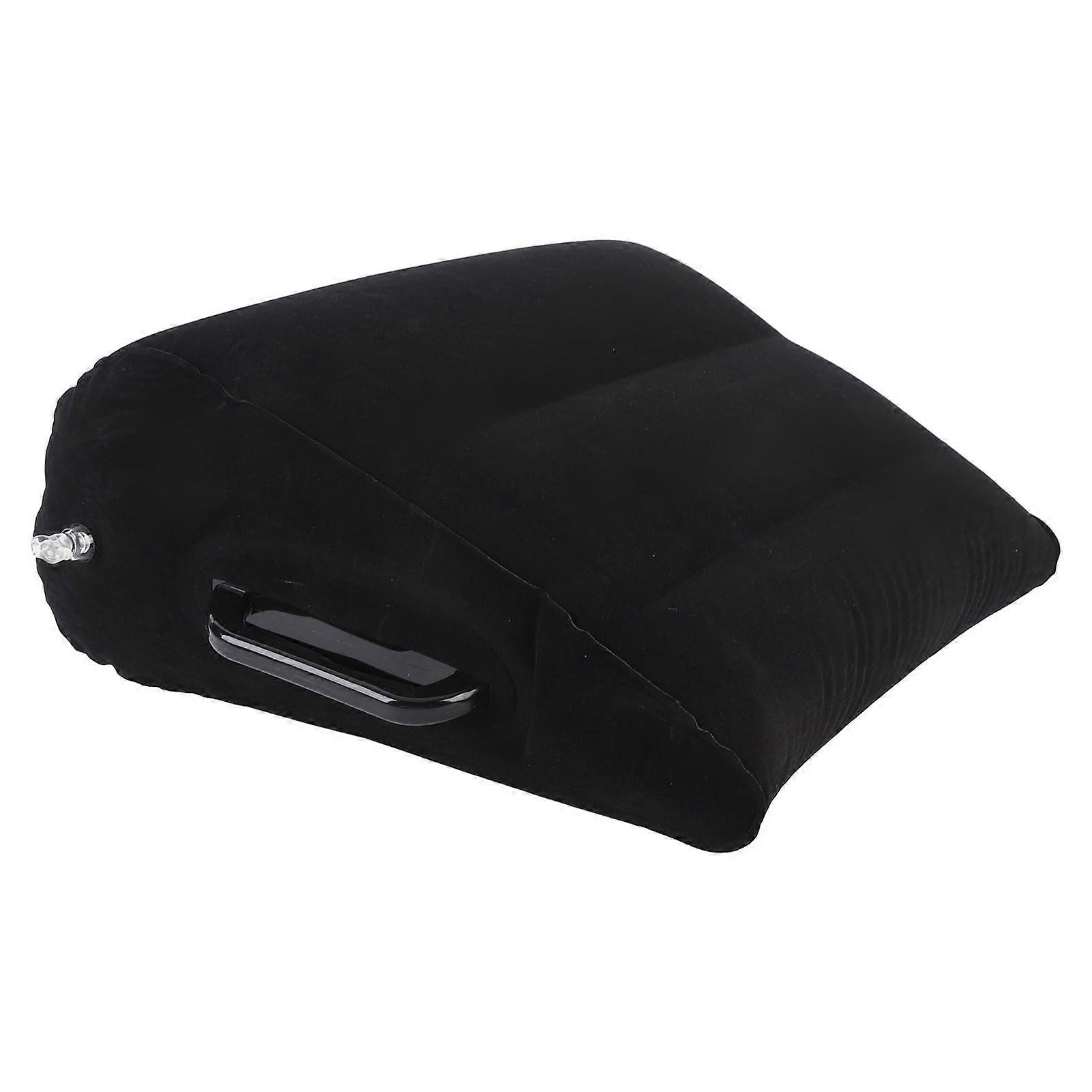 Inflatable Triangle Bed Wedge Pillow Portable Travel Wedge Pillow Inflatable Cushion for Sleeping Traveling Reading