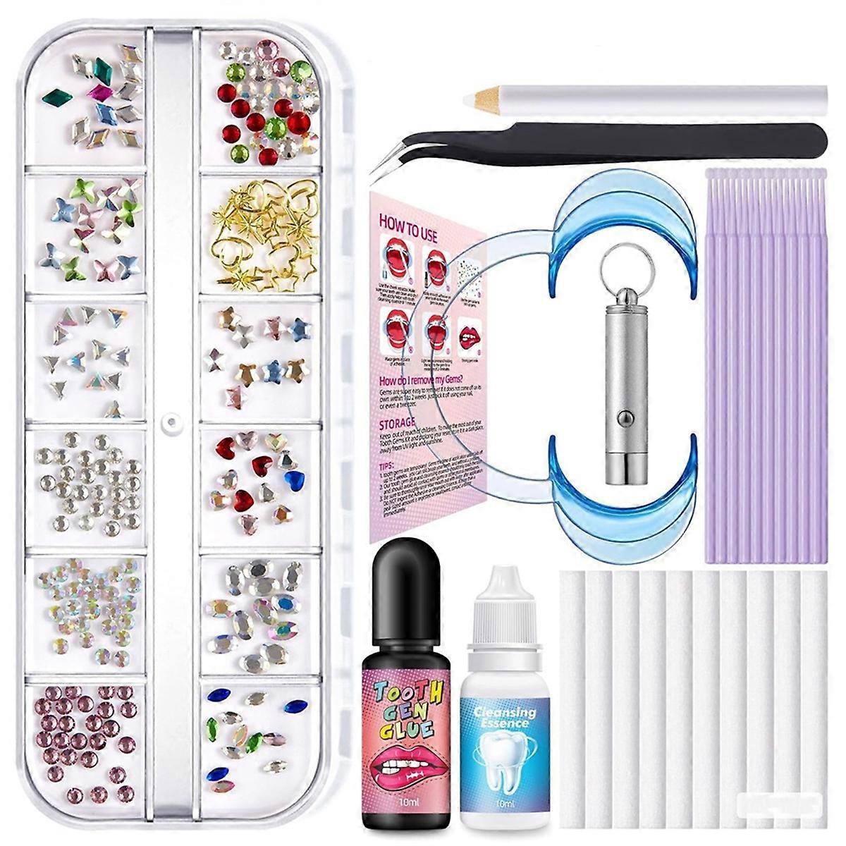 Teeth Gems Kit with Light
Teeth Gems Kit