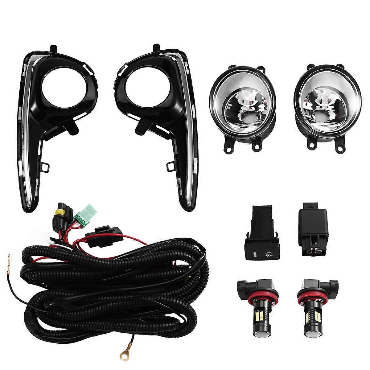 Car Front Bumper Light Fog Light Set Assembly for 