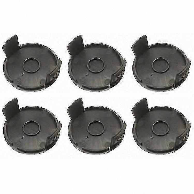 Spool Caps Replacement Set of 6 for Lawn Trimmer Models TLP-01-1 Fits Parkside Tools-Compatible with Popular Electric String Trimmers