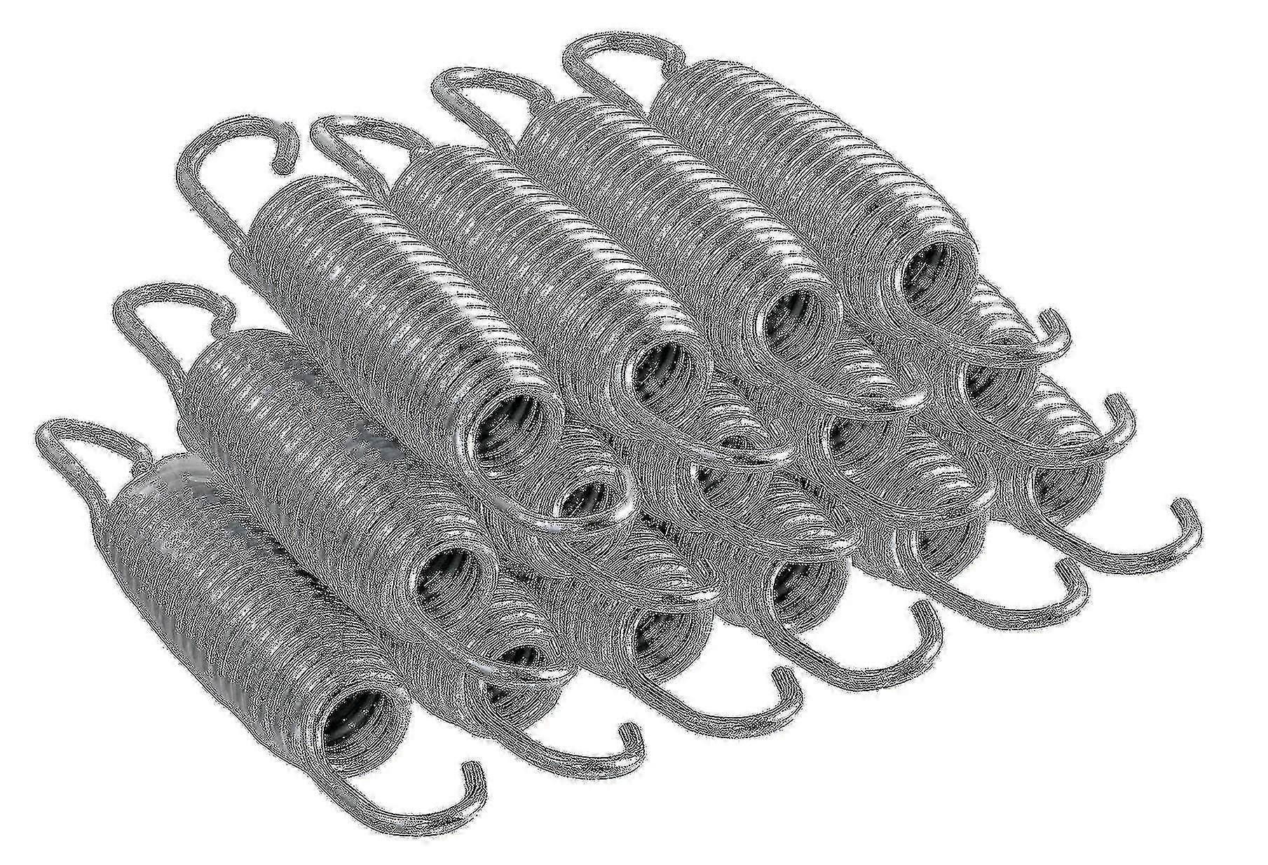 Set Of 15 Trampoline Replacement Springs, Heavy-duty Galvanised, Different Sizes