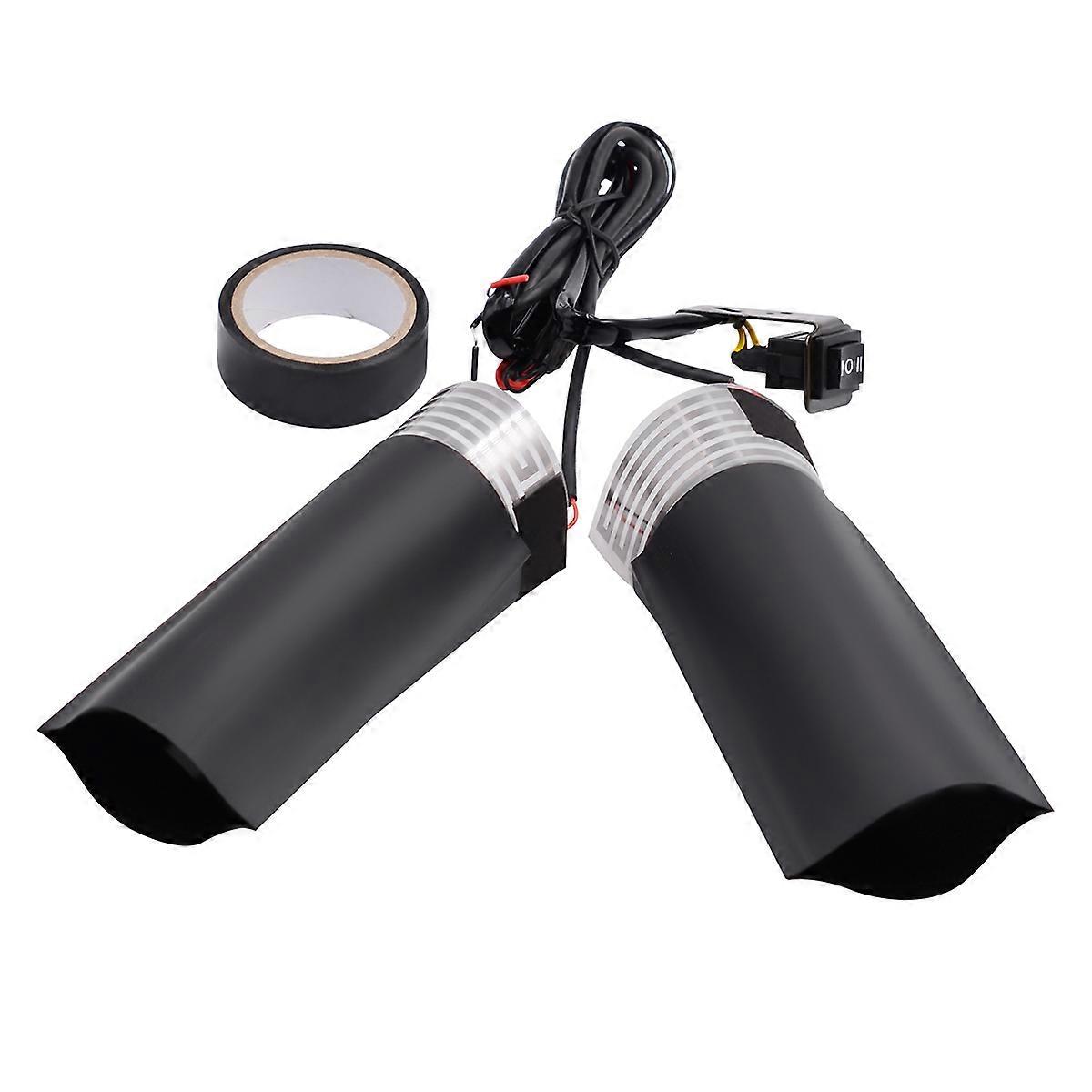 Heating Handlebar Electric Heating Handle Pad for Motorbike 2Pcs Kit