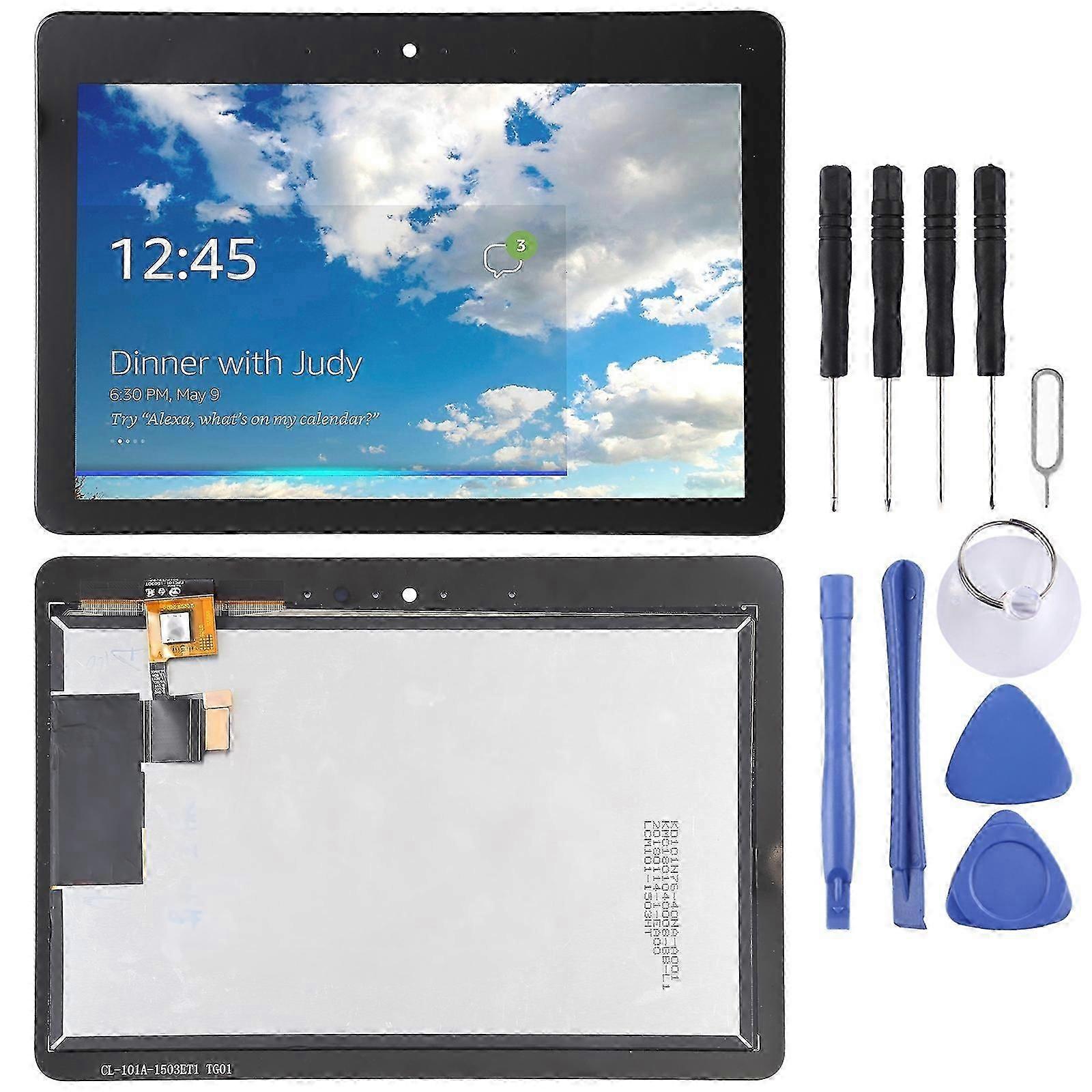 Schermo LCD OEM per Amazon Echo Show 2 con digitalizzatore Full Assembly (nero)
