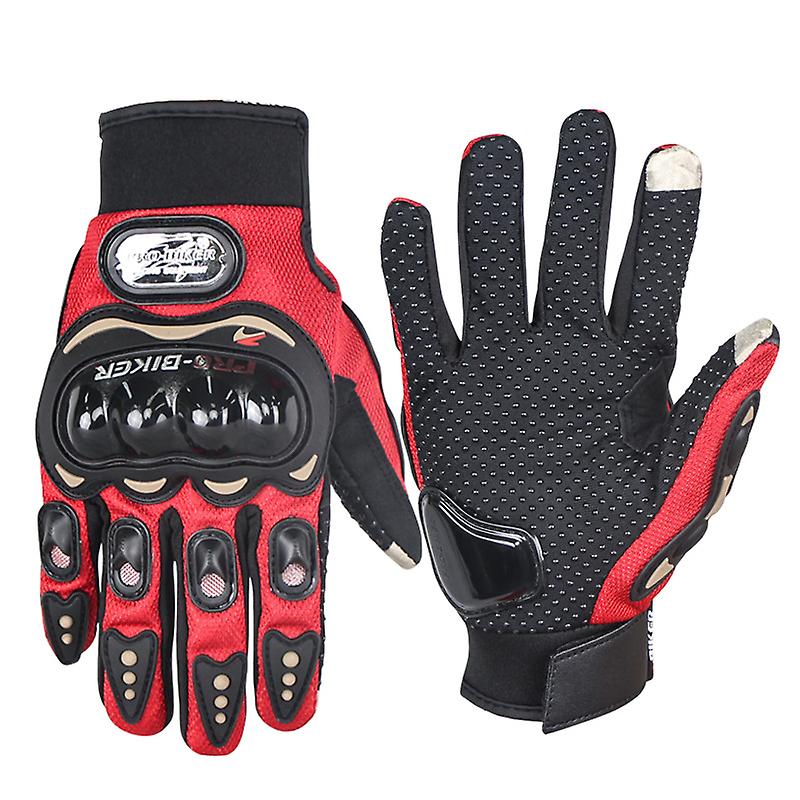 Motorcycle Gloves Red
