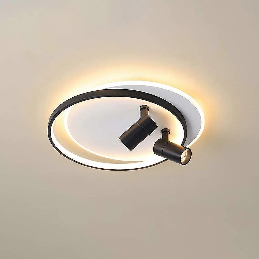 LED Ceiling Spot Light Dimmable Rotatable Ceiling Mounted Spotlight Directional For Bookshelf Gallery Bedroom Black