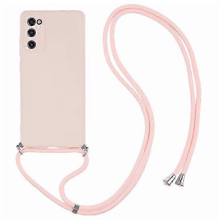 25-26 Compatible For Samsung Galaxy S20 FE / FE 5G / S20 Lite / S20 FE 2022 Case Rubberized TPU Cover with Long Lanyard