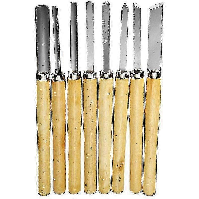 8pcs Wood Carving Tool Kit Set Wood Chisel Hr