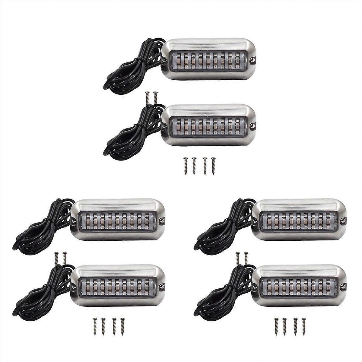 2Pcs 27 Blue LED Stainless Lights