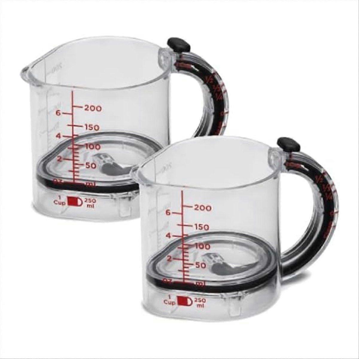 4-in-1 Adjustable Measuring Cup Push Up Multi-Functional Measuring Cups for Cooking Baking Liquids