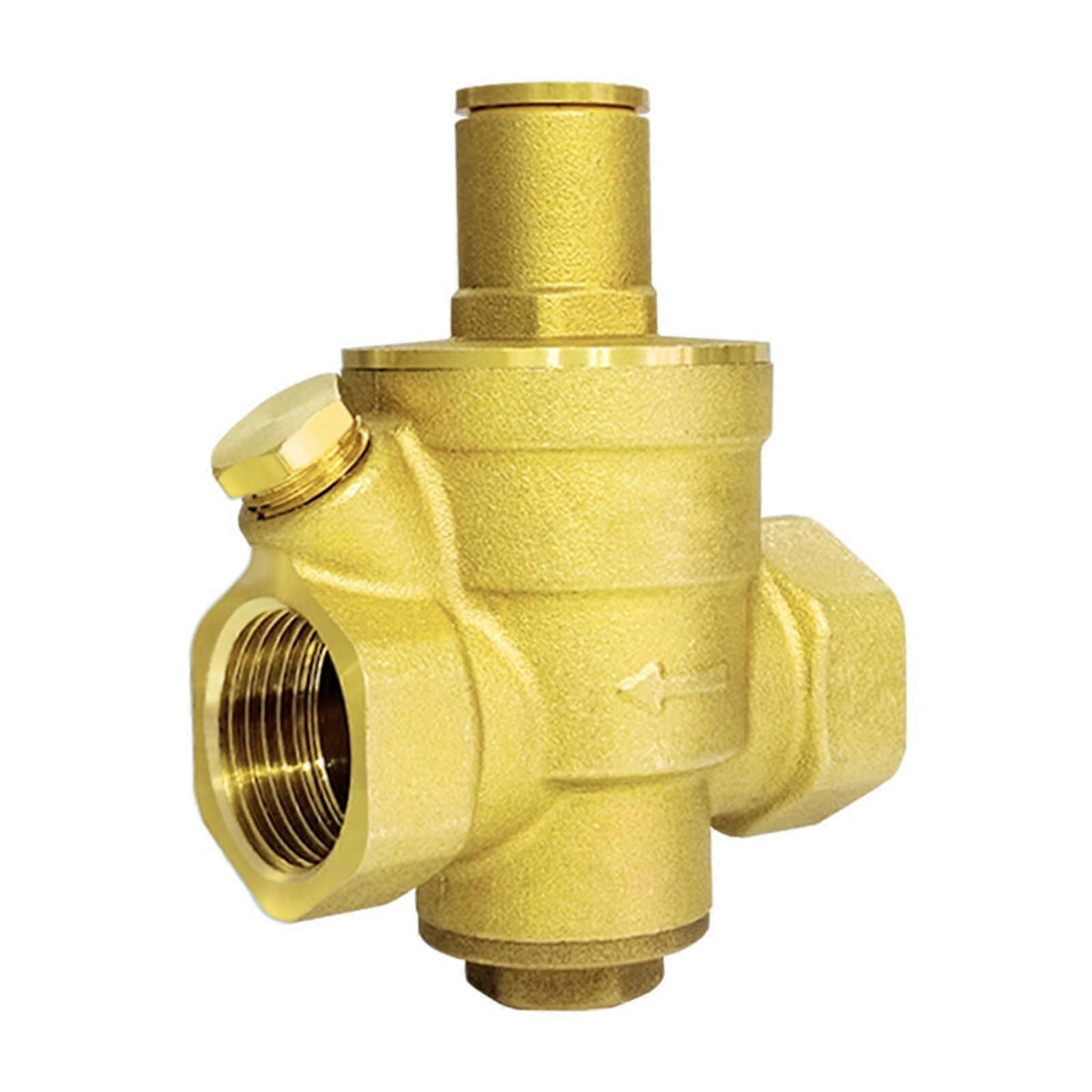 Brass Water Pressure Reducing Regulator DN15 DN20 DN25 DN32, Adjustable Relief Valve, Durable Construction