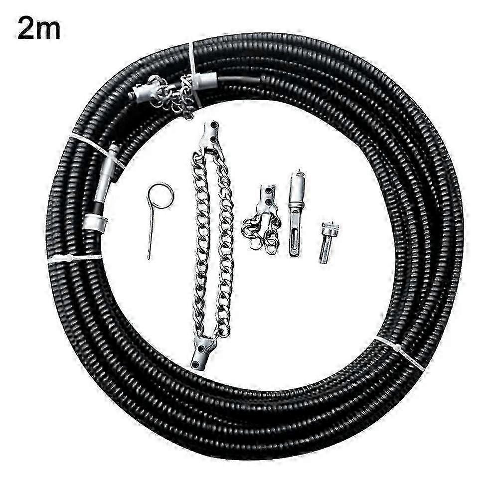 Electric Drill Drain Cleaner Machine 1-5 Meter With Extension Sewer Pipe Dredger