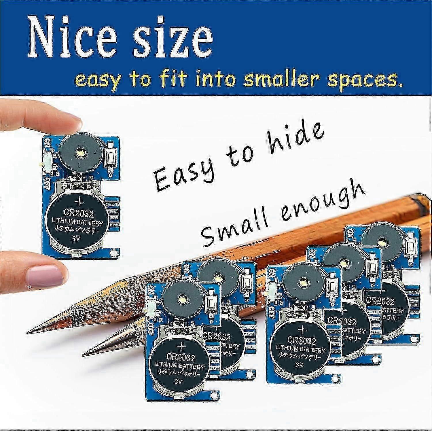 Cricket Noise Maker Prank Toy (6 Pcs), Annoying Hidden Pranks Beeping Several Months, Funny Office Pranks for Adults