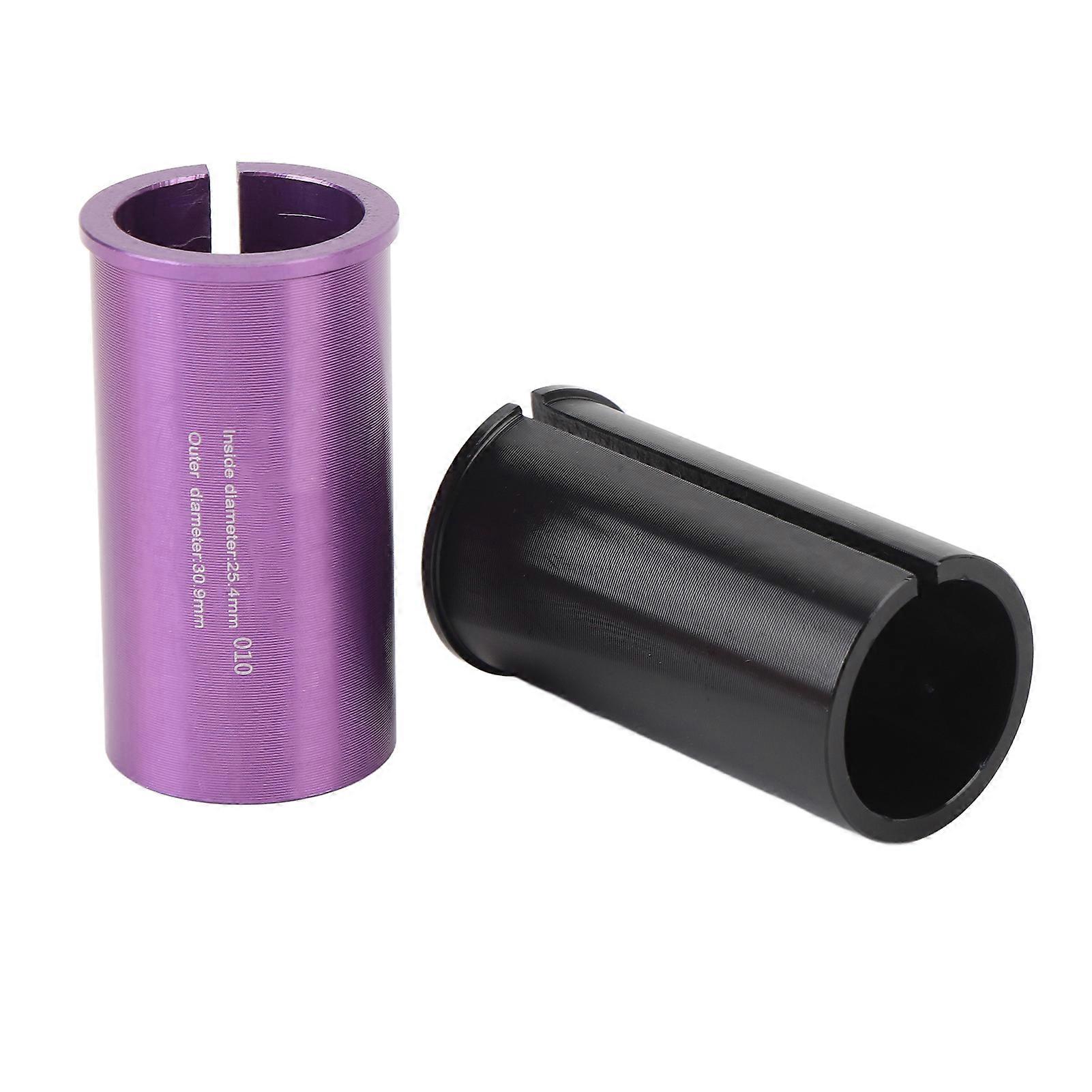 Seat Post Adapter Shim Aluminium Alloy CNC Machined Textured Finish Cycle Seat Tube Conversion Sleeve Shim 25.4-30.9mm 