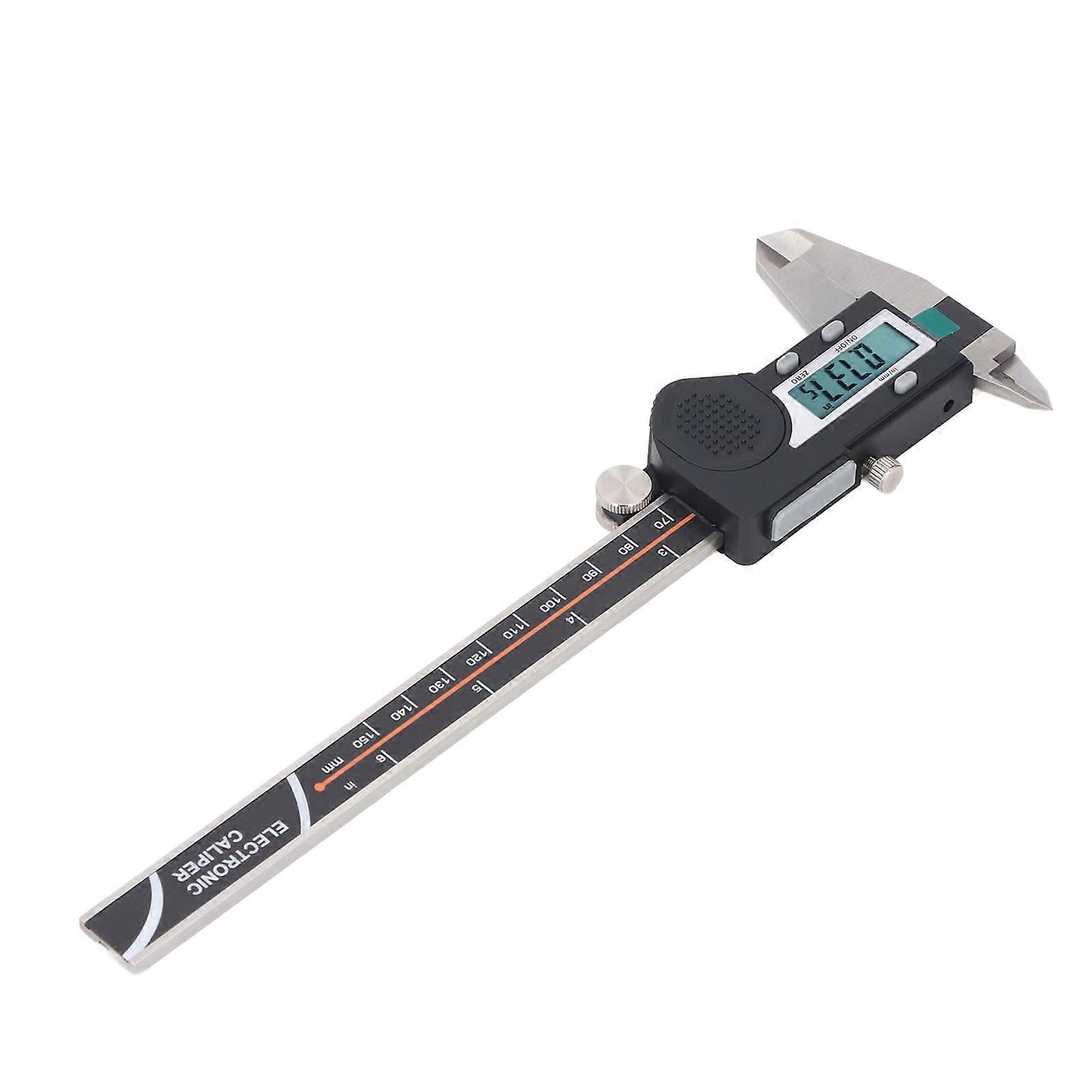 Digital Display Caliper LCD Electronic Vernier Caliper IP54 Water Proof Stainless Steel Measuring Tool 0‑150mm Range 