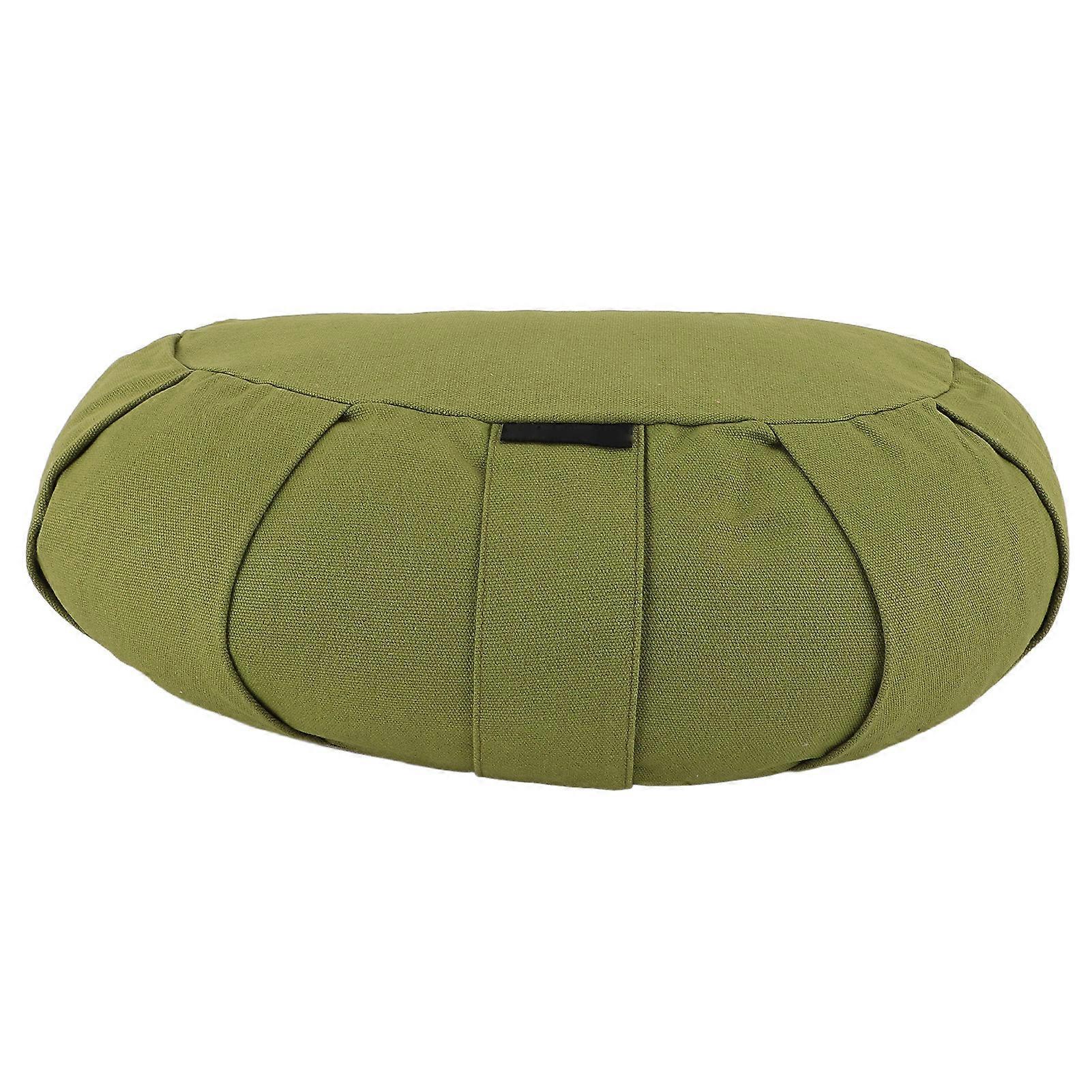 Meditation Cushion for Sitting On Floor Cotton Cloth with Buckwheat Hulls Pillow 